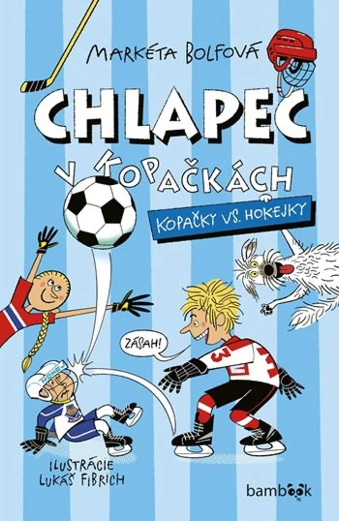 Kopačky vs. hokejky : Histoire de Foot et Hockey par Markéta Bolfová
