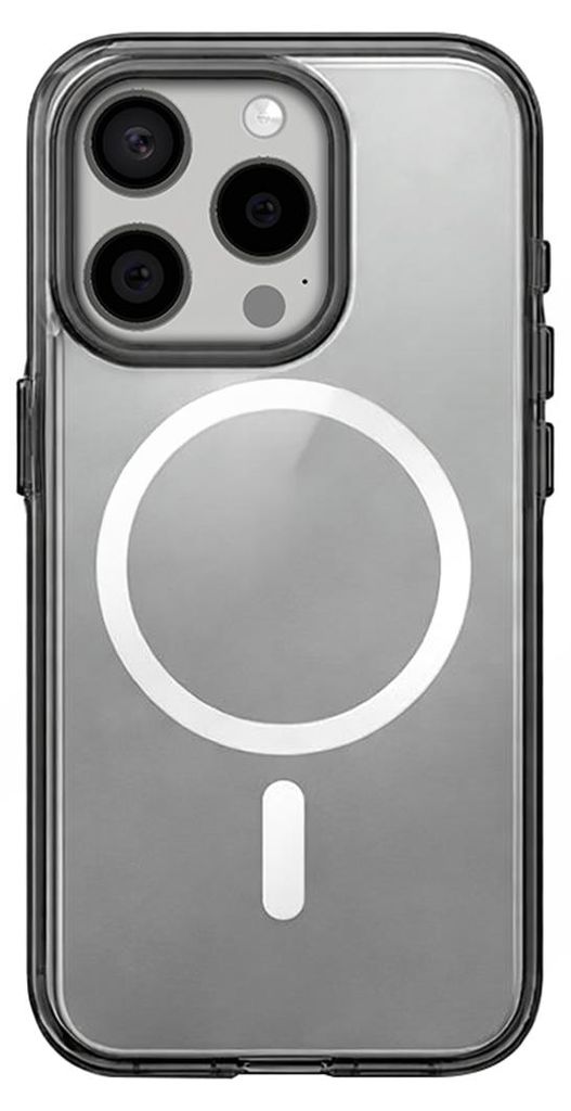 Rhinoshield, Ultra robuste JellyTint MagSafe Hülle für Apple iPhone 15 Pro Max, Transparentes Schwarz