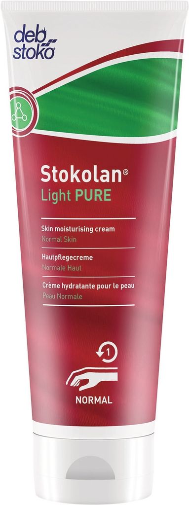 Hautpflegecreme Stokolan Light PURE 100 ml duft-/farbstofffrei Tube