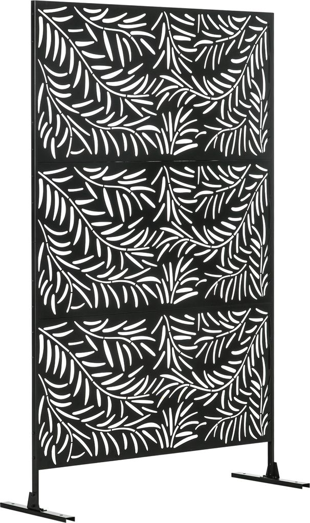 Outsunny Raumteiler 3-teilig 122 x 198 cm Sichtschutz mit Produktbild 
