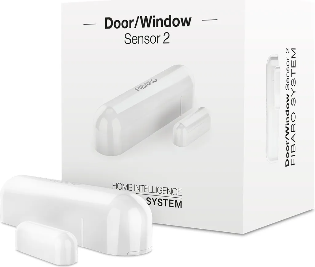 Détecteur d'Ouverture Blanc Fibaro Contact Porte et Fenêtre Z-Wave