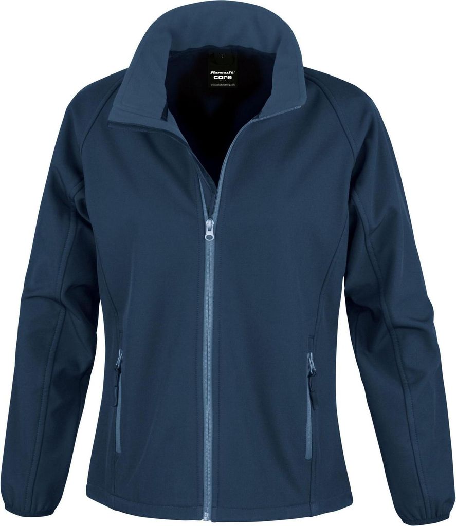 Result Core - Softshelljacke Zum Bedrucken für Damen FK1246 (S) (Marineblau)