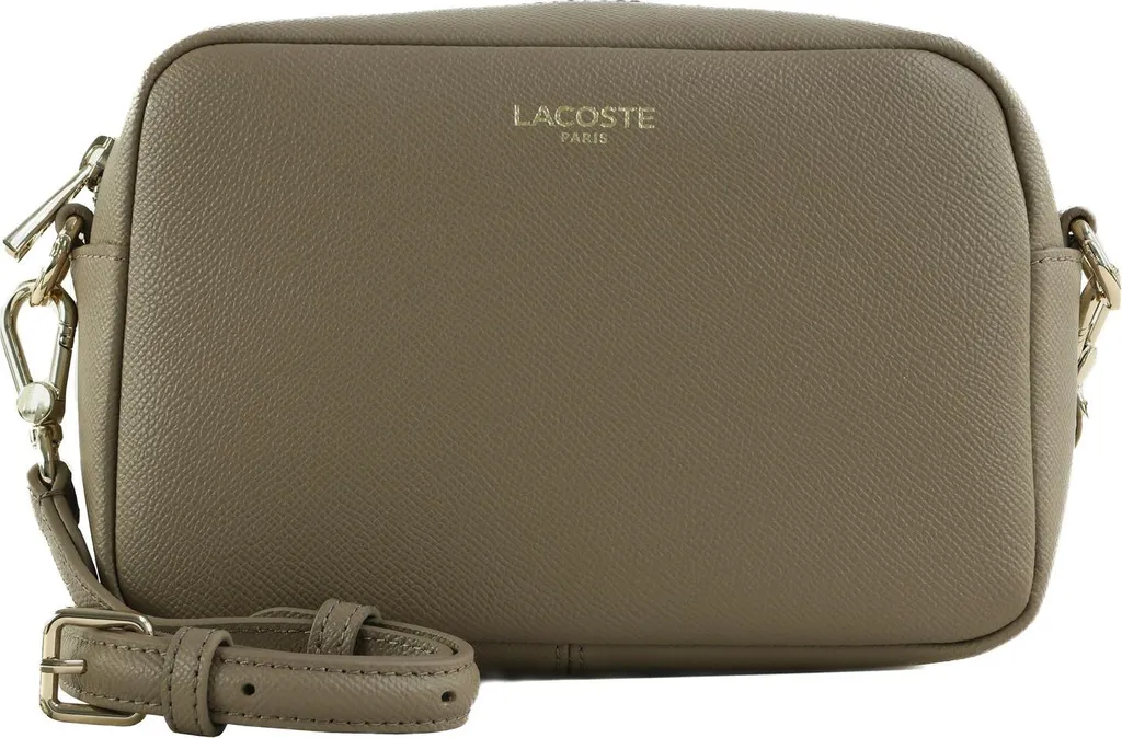 Sac à épaule Lacoste bandoulière Crossover Bag Taupe élégant NH4021