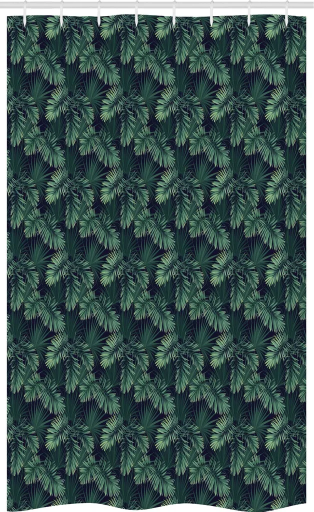 Tenda Doccia Design Giungla ABAKUHAUS 120x180 cm Verde Giada Top