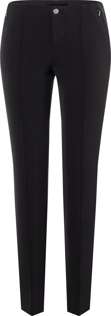 Mac - Damen 5-Pocket Jeans, ANNA zip (5293-00-0128L), Größe:W34, Länge:L32, Farbe:black (090)