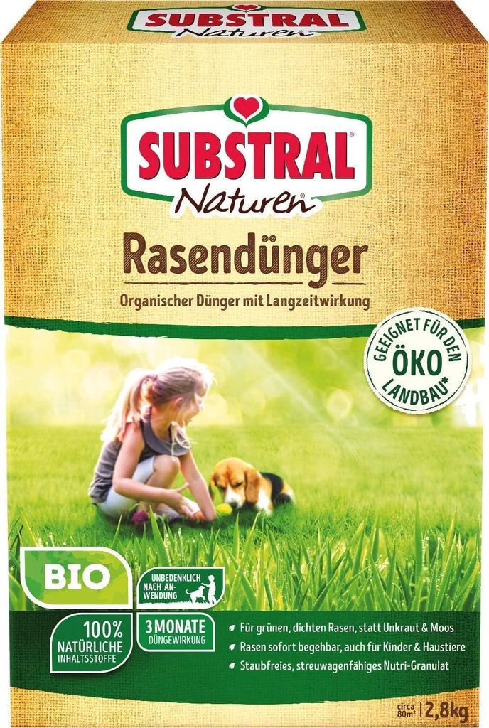Substral Naturen  Rasendünger organischer Volldünger, 3 Produktbild 
