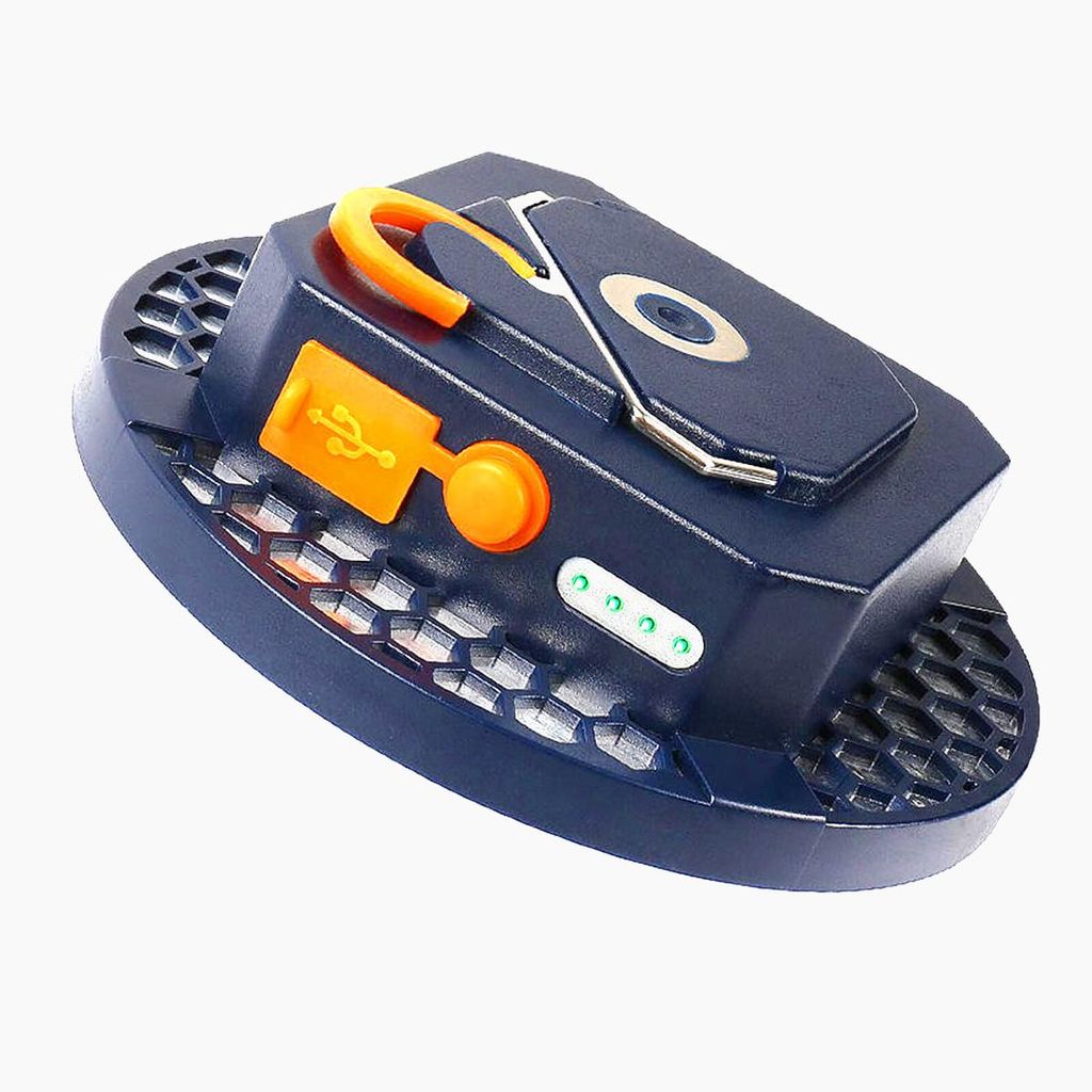 Campinglampe 30W, 60 LEDs, 48h Laufzeit, Magnet & Aufhängung, Notlicht & Powerbank
