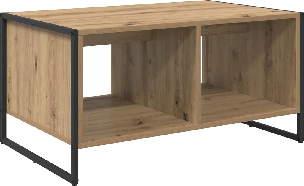 Tavolino da Salotto SYFAX Rovere Artigianale 80x50x40 cm | Offerta