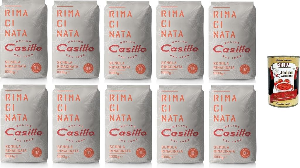 10x Casillo Semola di Grano Duro Rimacinata Nachgemahlener Produktbild 