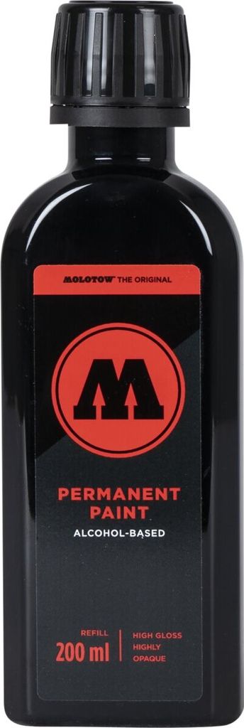 Molotow PERMANENT PAINT 200ml signalschwarz
