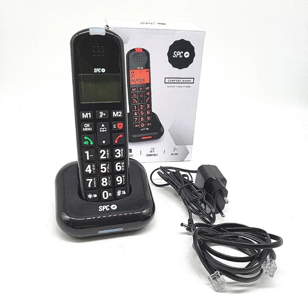 Téléphone sans fil à touches géantes SPC Kairo avec tonalité amplifiée
