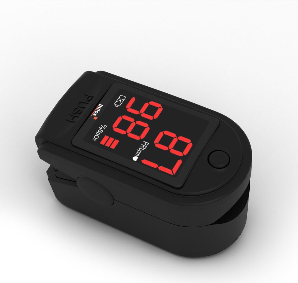 Pulox - PO-100 Solo - Finger-Pulsoximeter - Schwarz