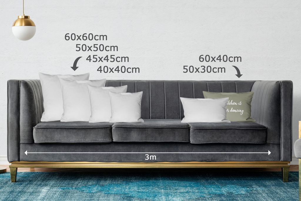 MuchoWow Zierkissen Sofakissen Wohnzimmer Dekokissen 60x40 cm Sprichwörter - Zitate - Diese Küche ist zum Tanzen gemacht - Kopfkissen - Polster...