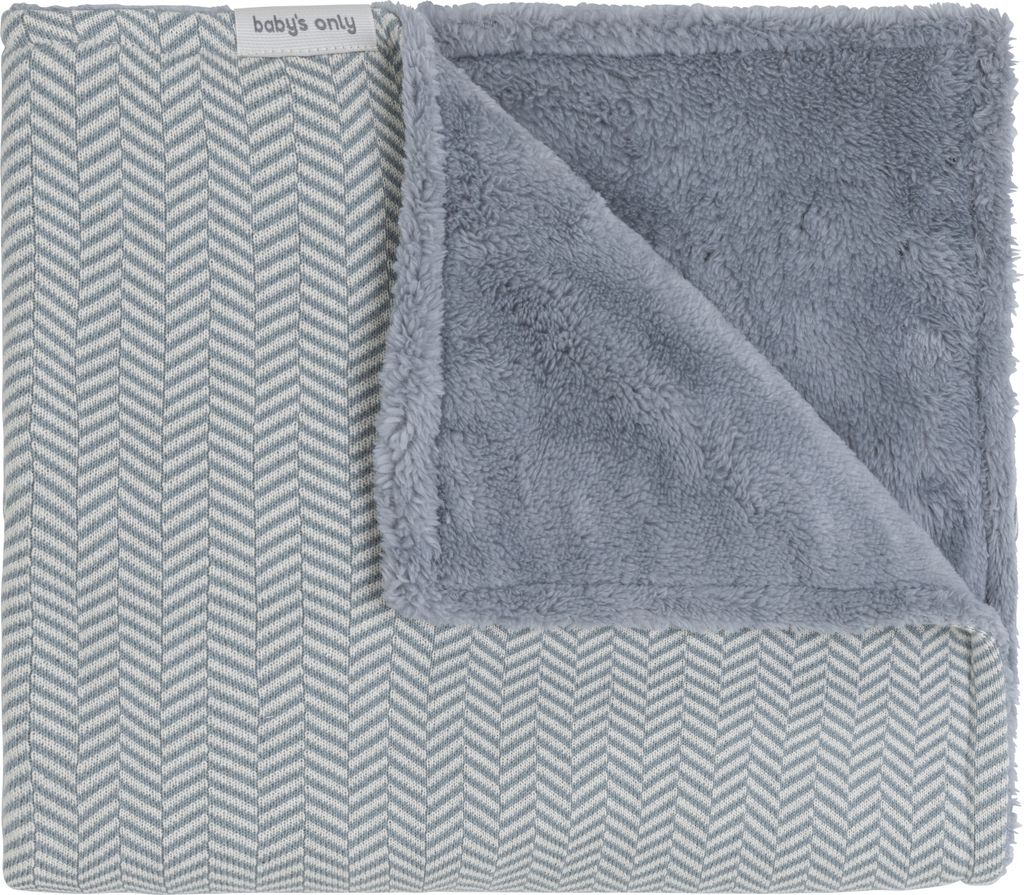 Baby's Only Kinderdecke teddyfutter Dawn - Nordic Blue/Ecru Produktbild 