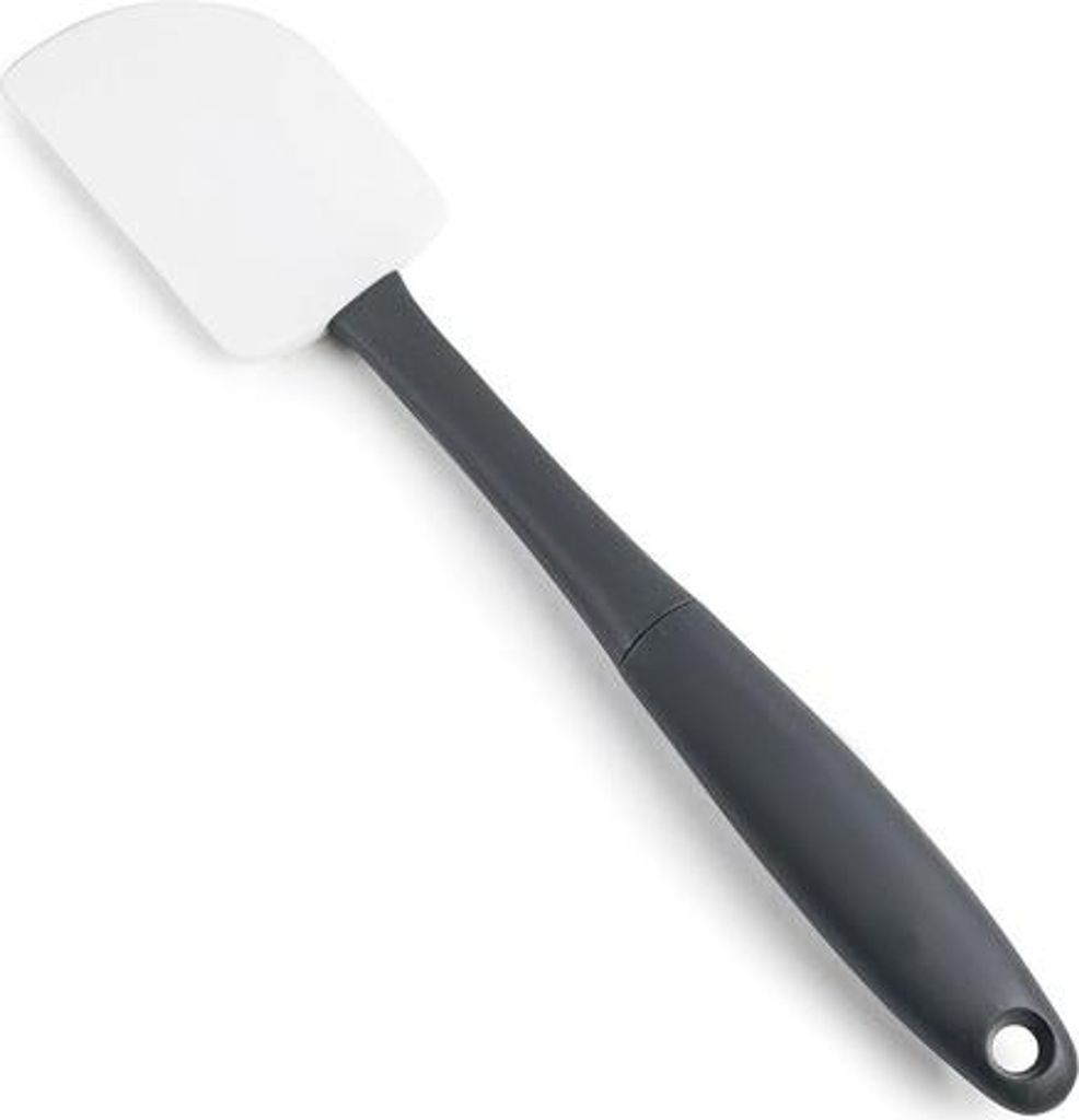 Lacor Topflappen & Teigschaber - 30cm - Schwarz/Weiß - Flexibles Silikon mit Plastikegriff