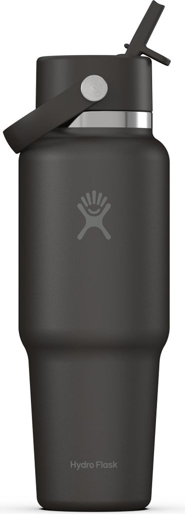 Hydro Flask 32 OZ WIDE FLEX STRAW TRAVEL BOTTLE schwarz