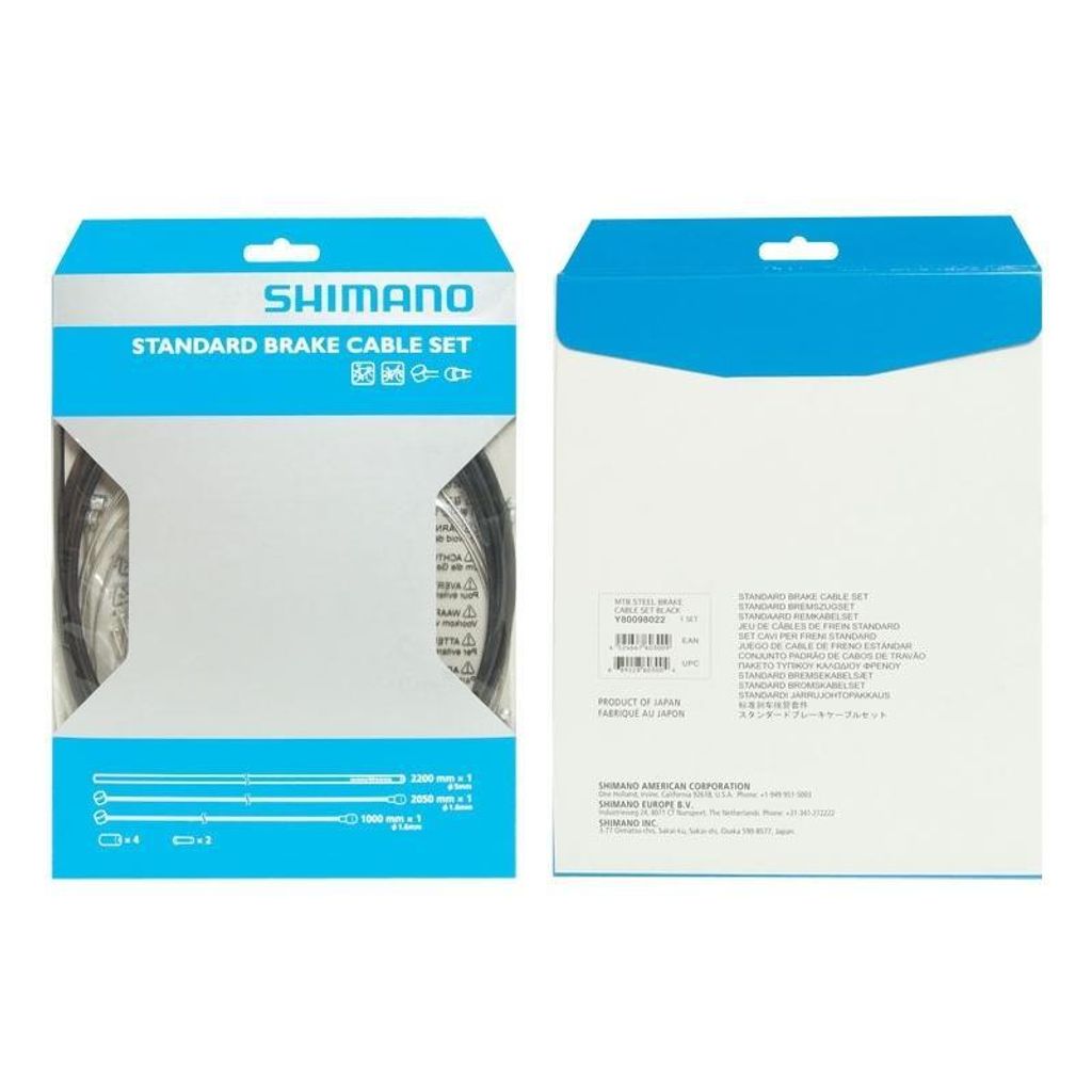 SHIMANO Y80098022 Bremszüge und Hüllen für Vorder- und Produktbild 