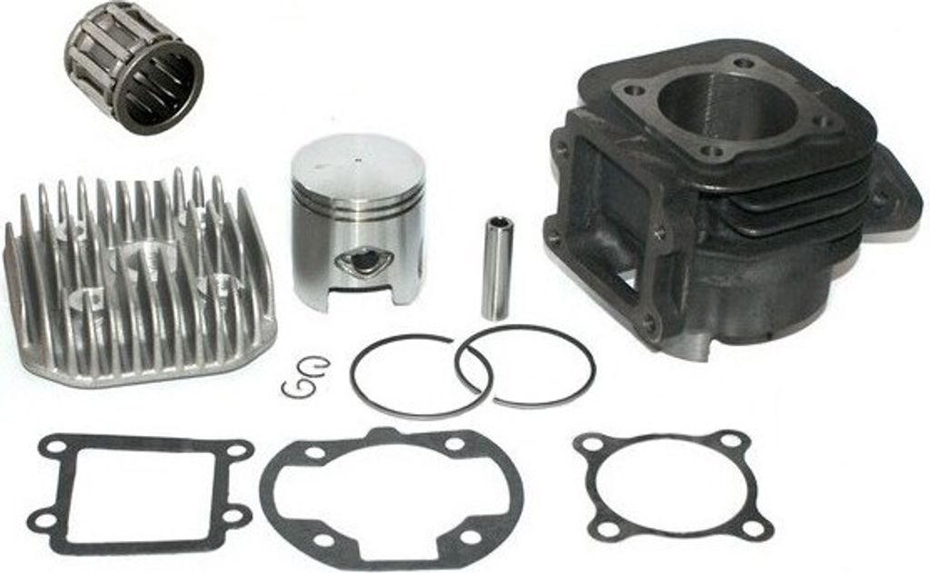 70 Racing Zylinder KIT BOLZENLAGER Kopf Set für Aprilia MINARELLI STEHEND 50 Zylinderkit