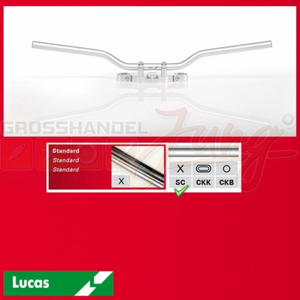 TRW Lucas Lenker Speedfighter 25,4mm MCL125SC chrom