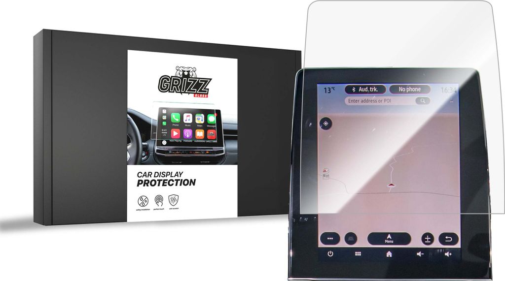 Keramische Autodisplayfolie für Mitsubishi ASX 2 9,3" (2022-2024), Grizz Protector