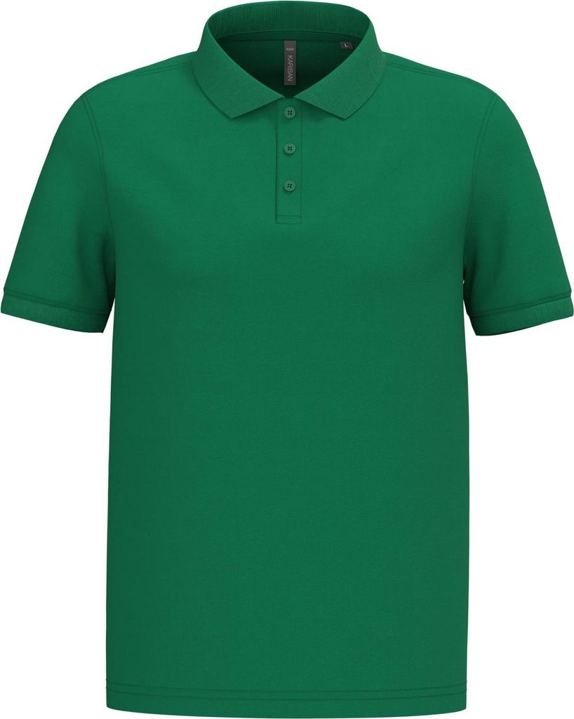 Kariban Herren Polo-Shirt Polohemd Poloshirt Polo Arbeit Shirt, Größe:L, Farbe:Kelly Green