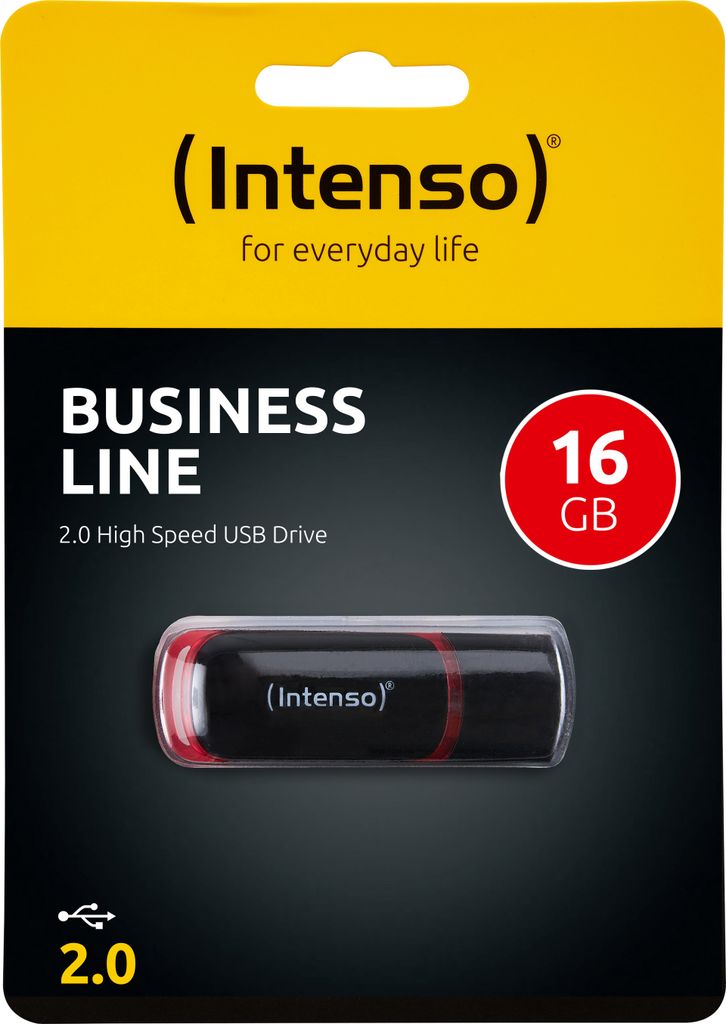 Intenso 16GB USB2.0, 16 GB, USB Typu-A, 2.0, 28 MB/s, Zdjęcie produktu 