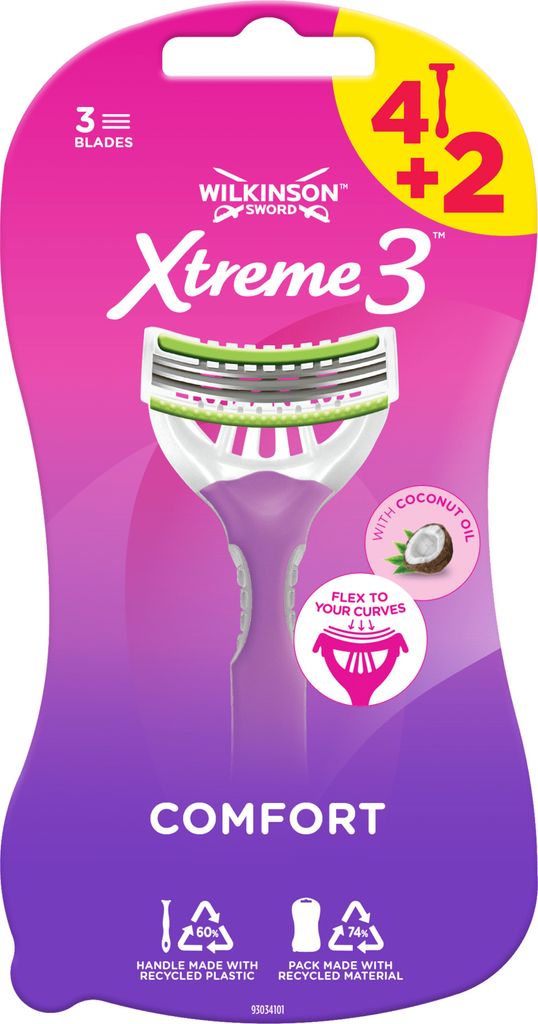 Wilkinson Sword Xtreme 3 Beauty 6ks jednorazové holiace Obrázok produktu 