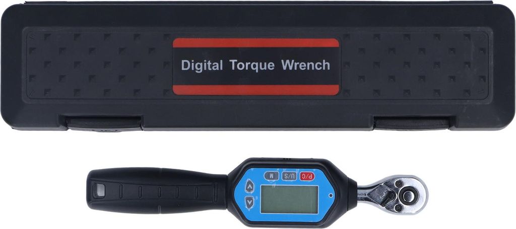 Digitaler Torsionsschlüssel mit Ratschenfunktion, 1/4-Zoll-Anschluss, 3 Modi, 4 Einheiten zum Testen und Arbeiten