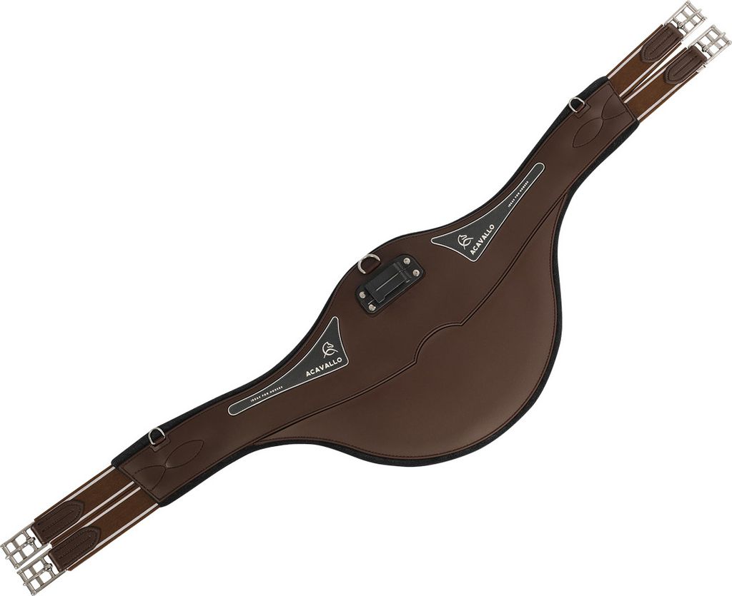 Acavallo Stollengurt Gel-Einsatz Springsattelgurt Dark Brown