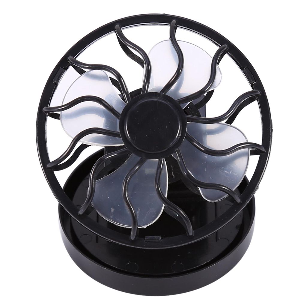 Mini ventilátor s solárnym napájaním – prenosný chladiaci Obrázok produktu 