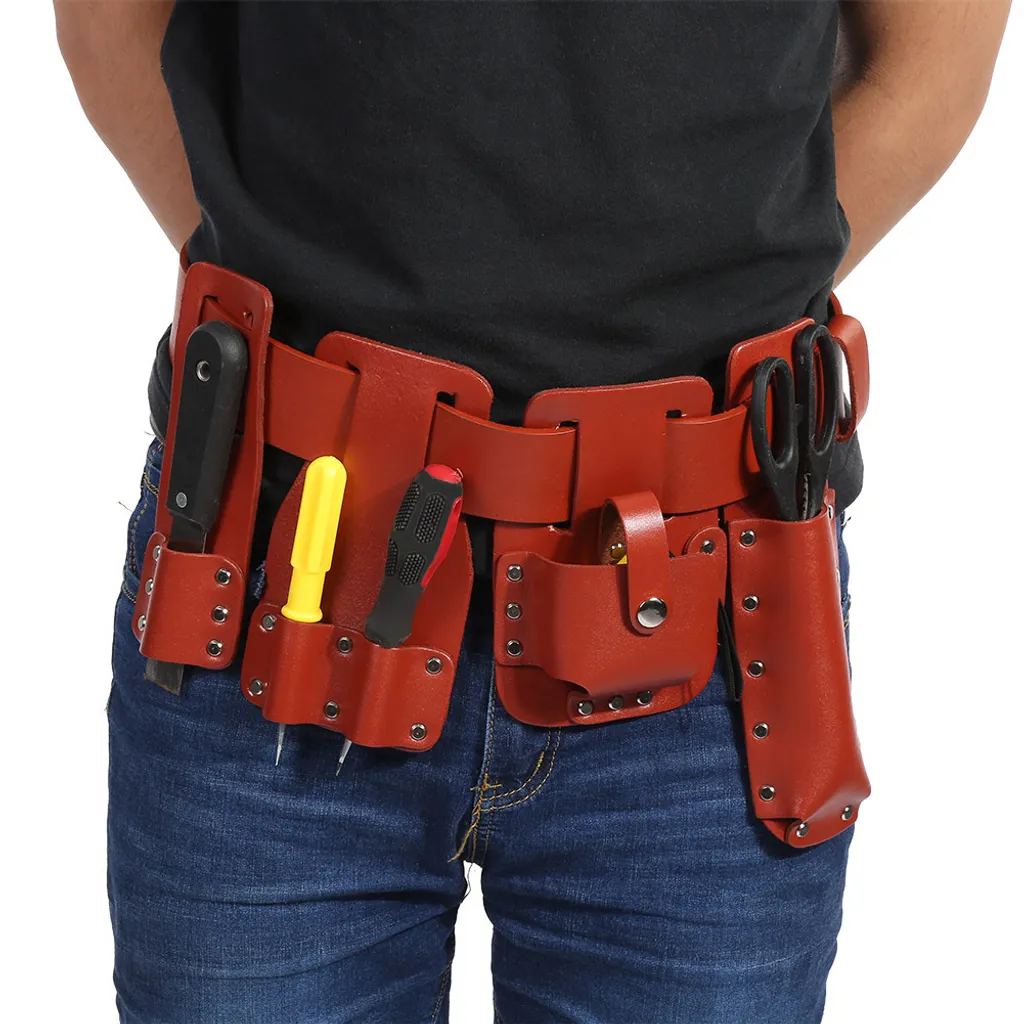 Pochette à outils pour échafaudage suspendu à large sangle nylon