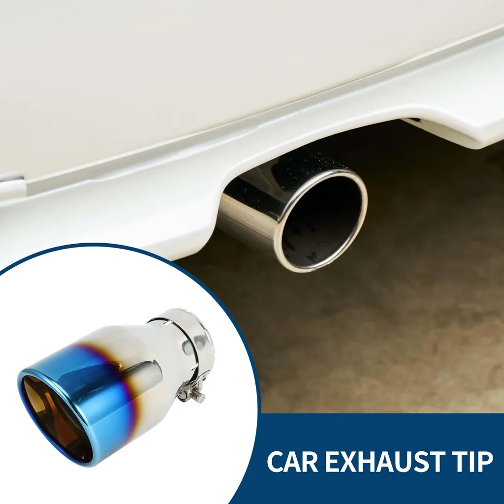 Embouts Échappement Tuning Inox 2.5" Arrière Voiture Look Sport