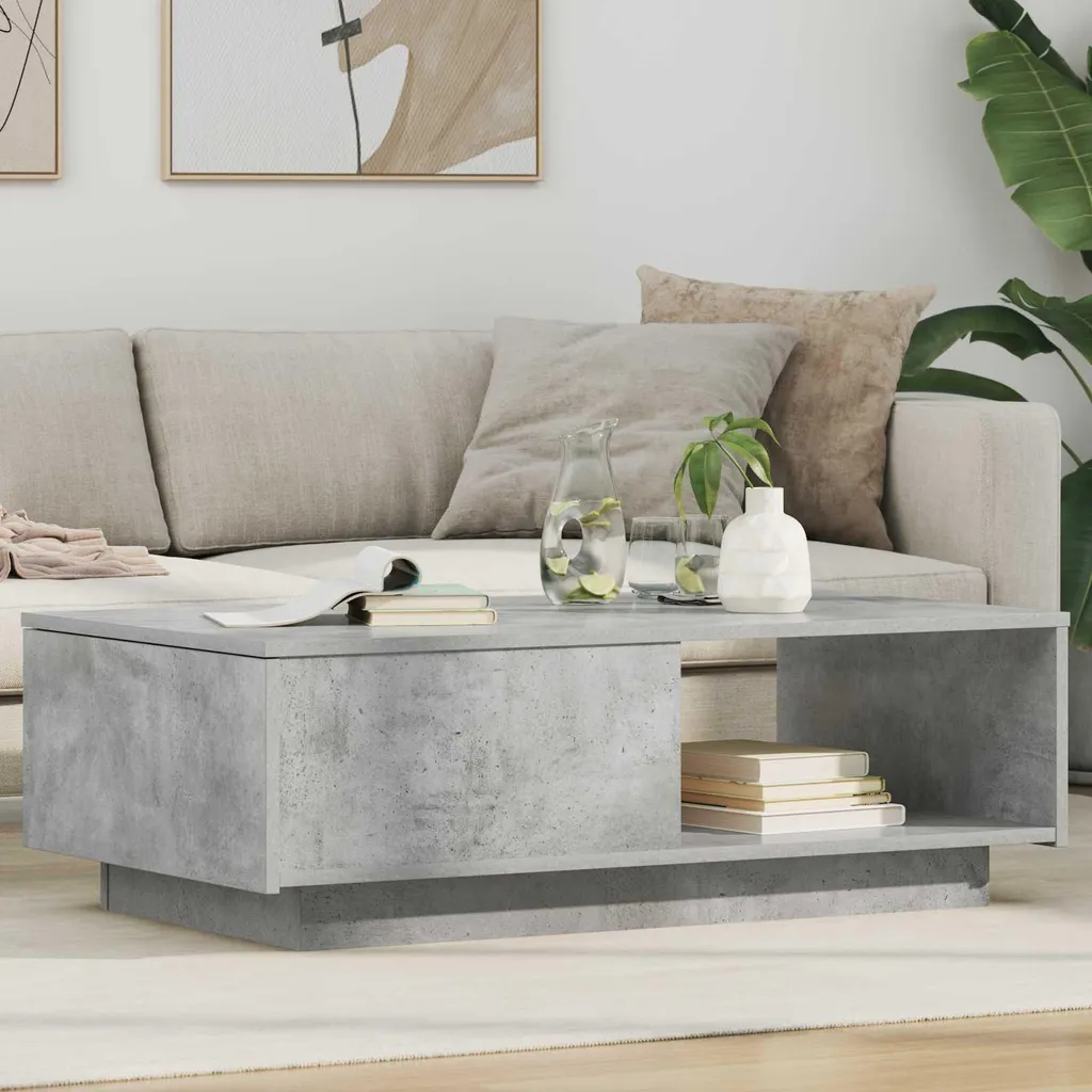 Tavolino da Salotto Moderno Maison Exclusive | Colore Grigio Cemento 95x55