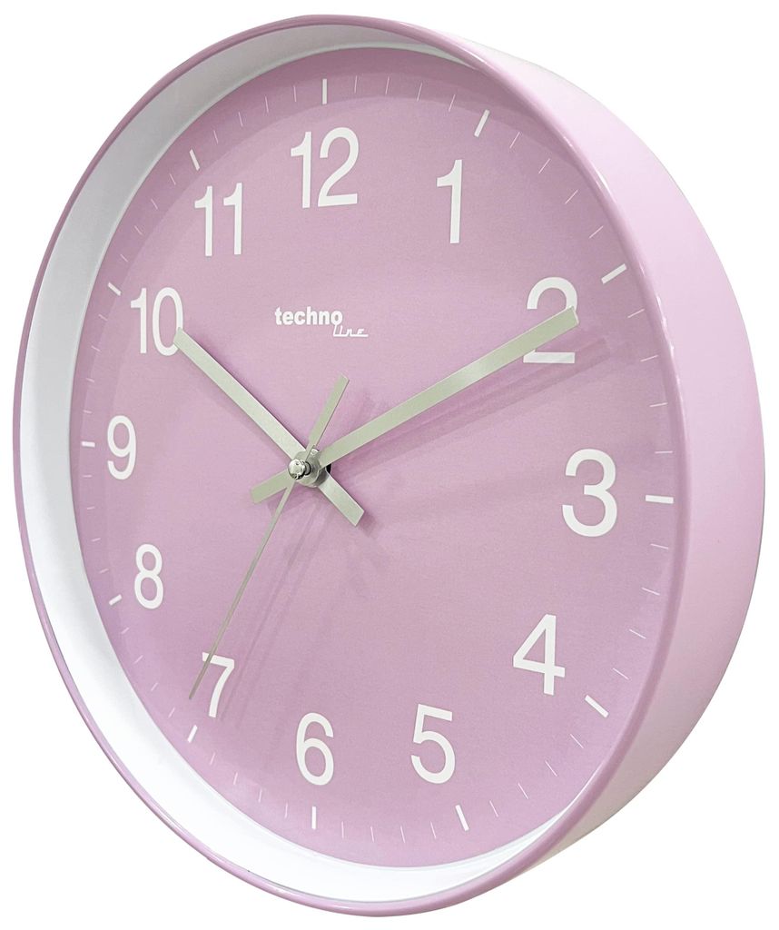 Technoline WT 7530, Wand, Analoge Uhr, Rund, Weiß, Pink, 25 Produktbild 