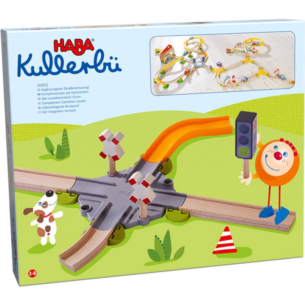 HABA 303052 Kullerbü – Ergänzungsset Straßenkreuzung Produktbild 
