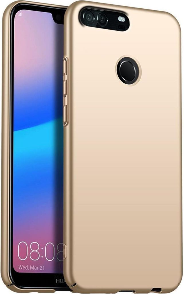 Handy Hard Case für Huawei P9 Hülle Slim Cover Matt Schutzhülle, Gold