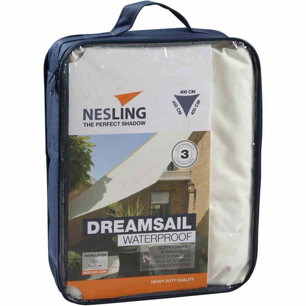 NESLING Dreamsail Sonnensegel 3-Eck, creme H17255