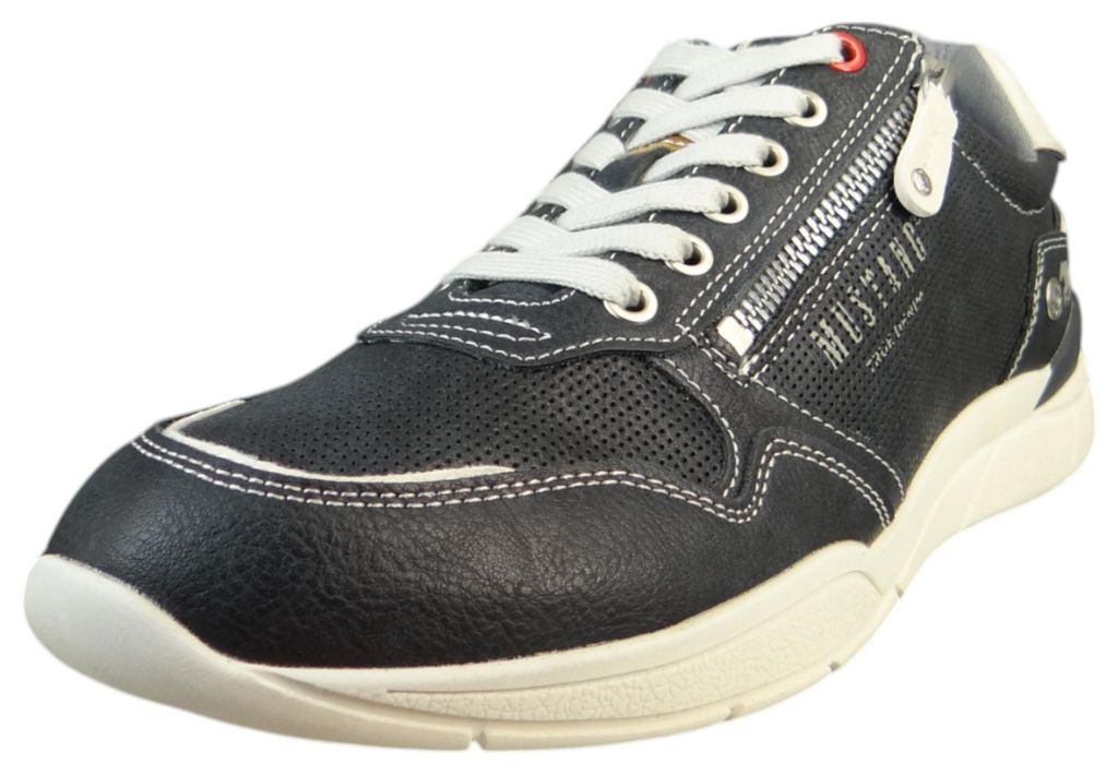 Mustang Herren Sneaker Schnürschuh elegant mit Produktbild 
