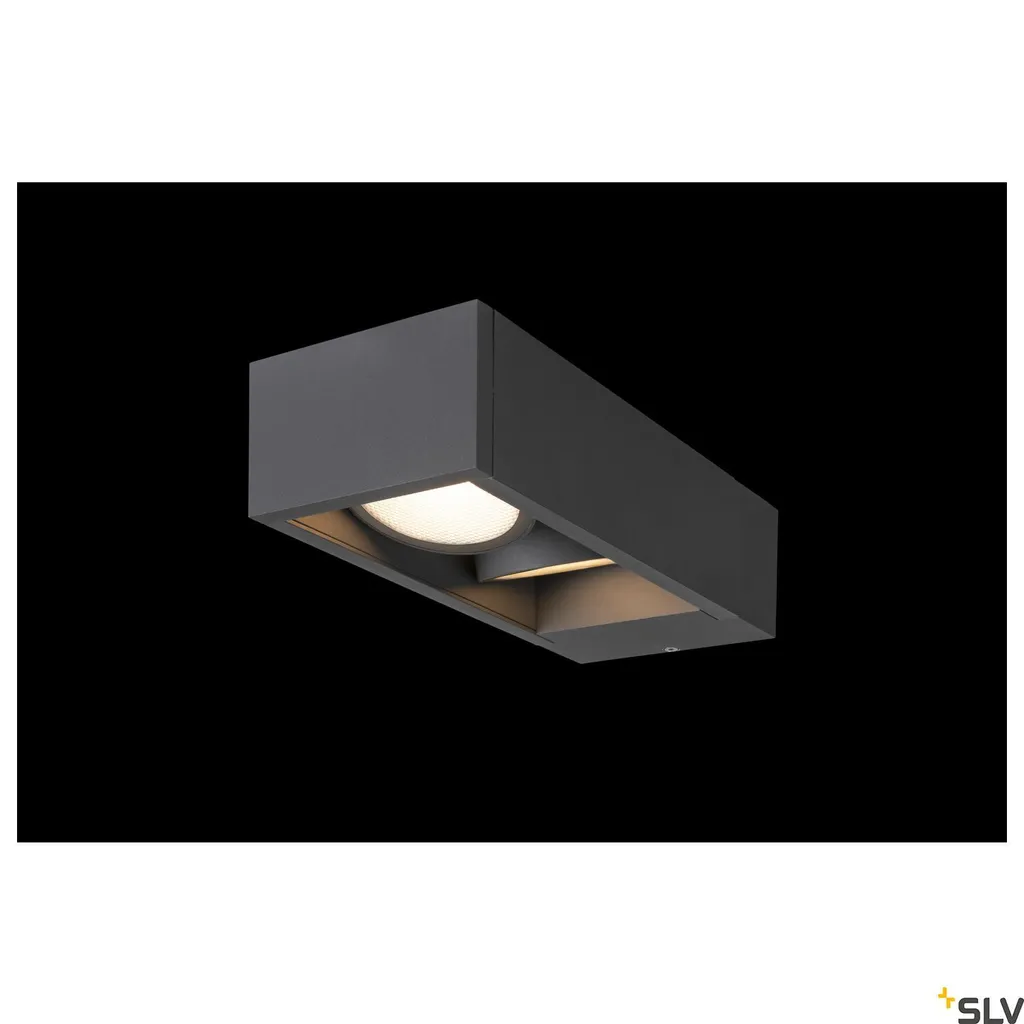 Éclairage de terrasse LED anthracite CCT réglable ESKINA FRAME Double
