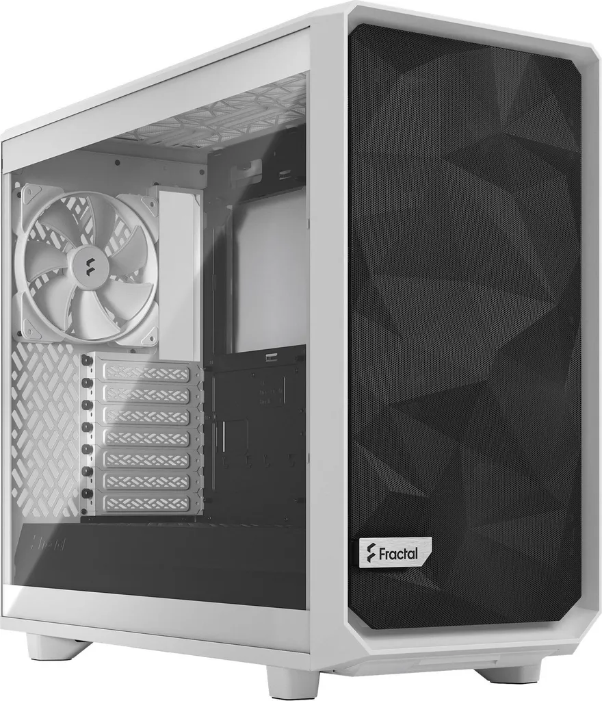 Case PC Fractal Design Meshify 2 Lite White TG: Eleganza e Performance