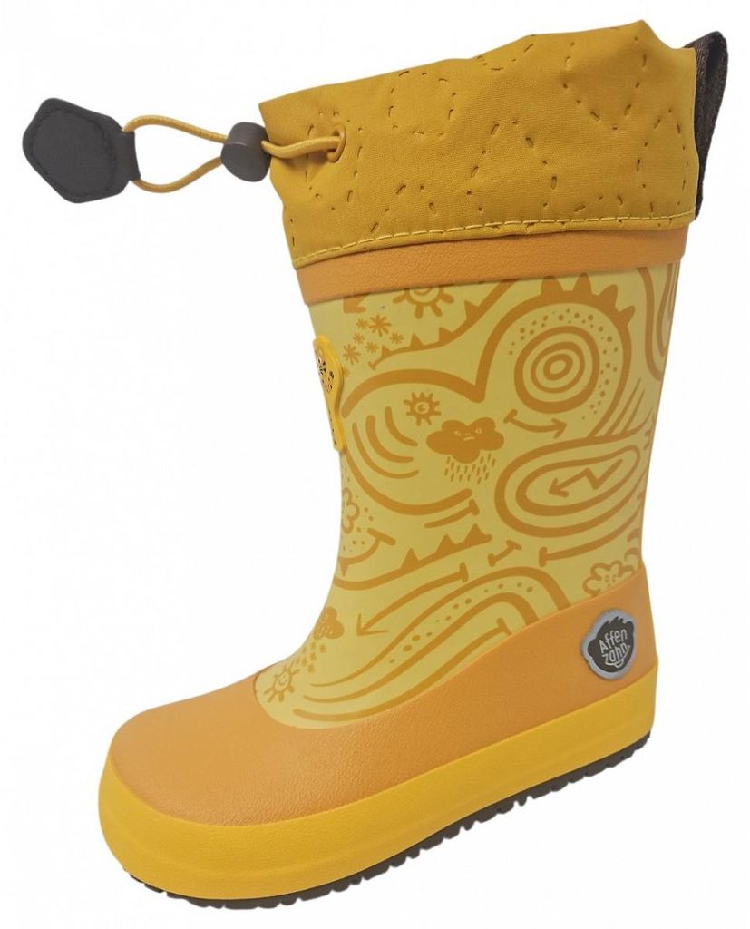 Affenzahn Puddly Tiger Gummistiefel Gelb Produktbild 