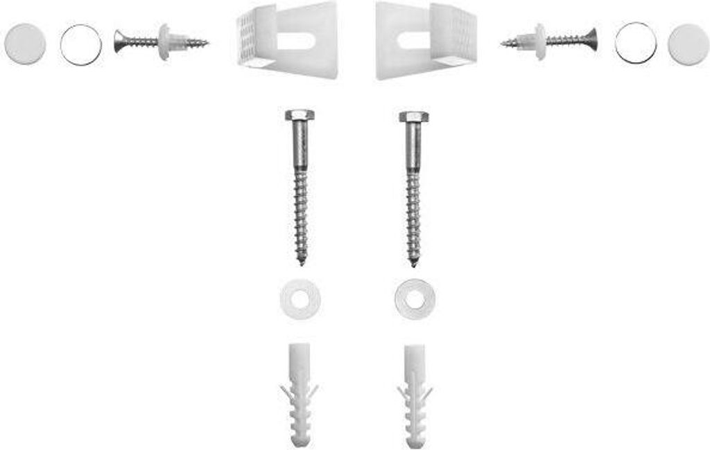 Duravit Befestigung für Stand-WC und Urinal Fizz