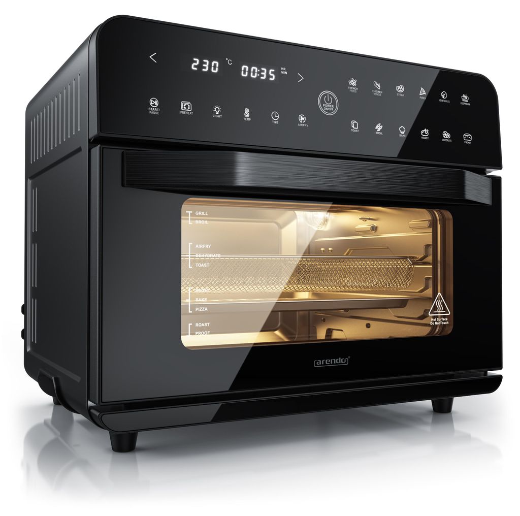 Arendo mini trouba, horkovzdušná fritéza 25 l, 1800 W, Obrázek produktu 