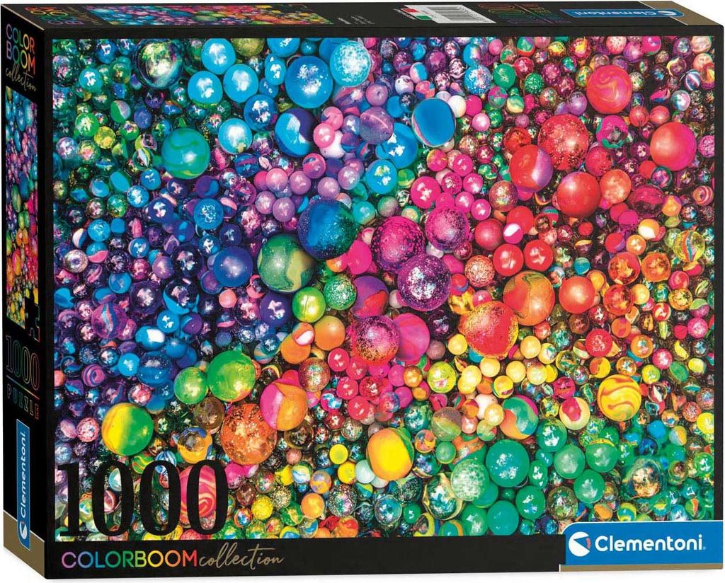 Clementoni - Puzzle ColorBoom: Marbles - 1000 dielov