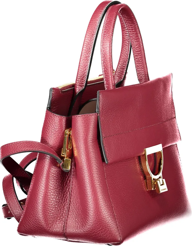 Petit sac violet polyvalent avec sangle ajustable et finitions soignées - 3