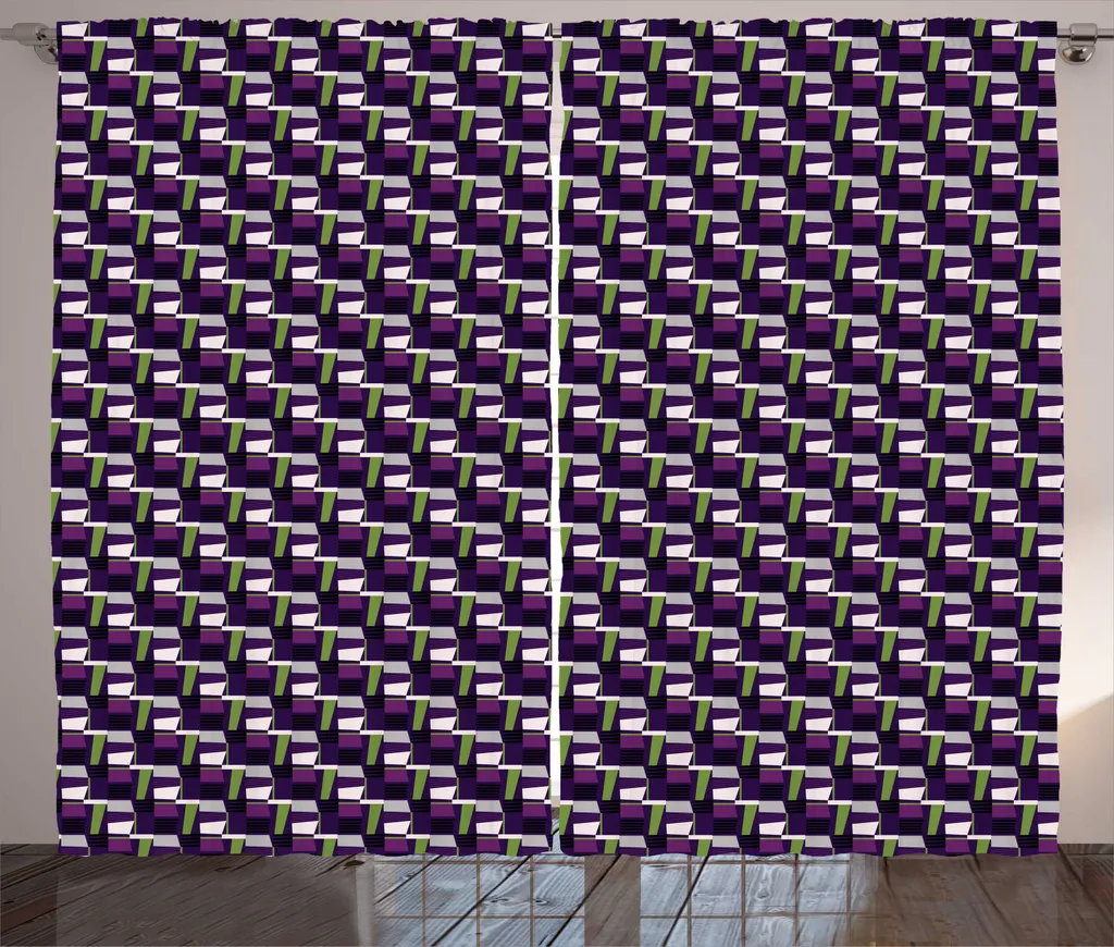 Rideau universel 280x225 cm facile à poser pour rafraîchir un salon terne