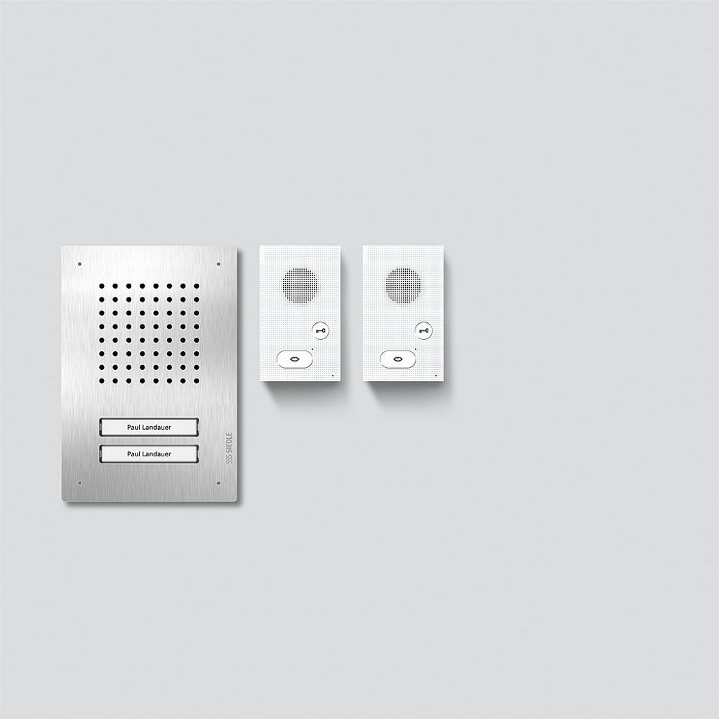 Siedle SET CLAB 850-2 E/W Audio-Set Siedle Classic Edelstahl/Weiß (210010046-00)