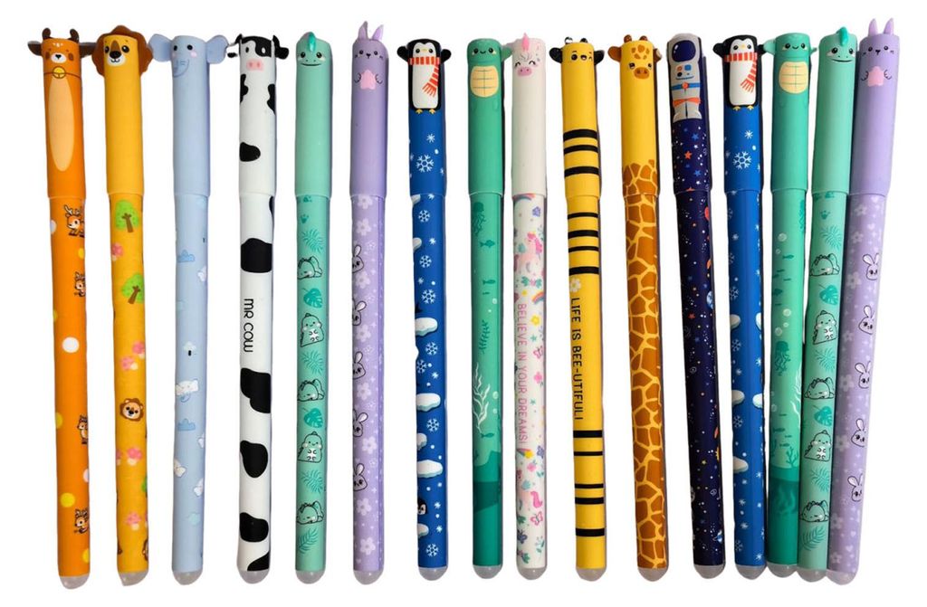 Radierbarer Kugelschreiber mit 0,5-mm-Spitze, wärmeempfindlicher Tinte, für Schule, Büro und Alltag – ideal als Geschenk für Schüler, Studen...