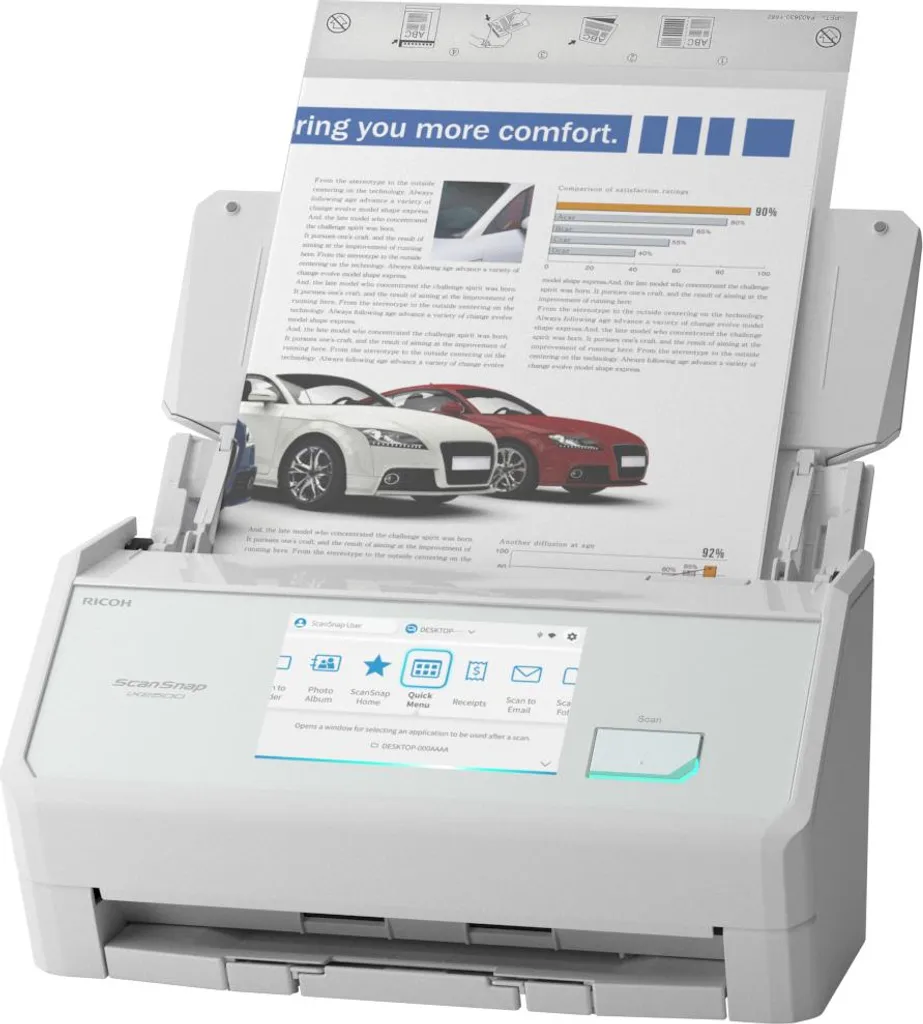 Scanner Bureau Ricoh ScanSnap iX1500 pour Dématérialisation et Archivage Cloud - 7