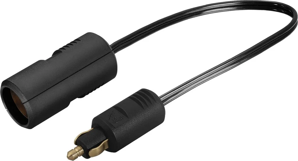 Pro Car 65046 Cavo adattatore 0,25 m, 0,25 m, nero - spina standard > innesto veicolo
